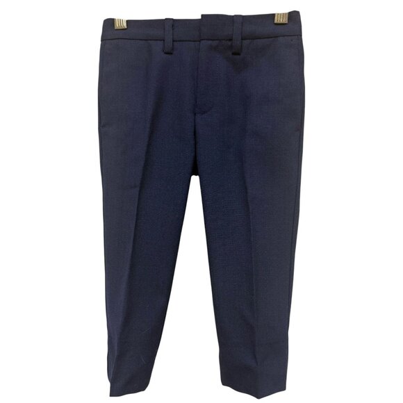 CREWCUTS Little Boys Suit Size 2 Toddler Navy Blue Wool Thompson Blazer w/ Pants - Picture 8 of 14